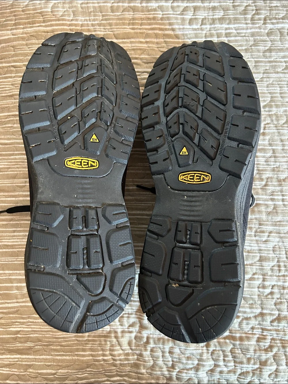 Men’s Keen Utility Sparta Aluminum Toe Black Work Sneakers size 12EE